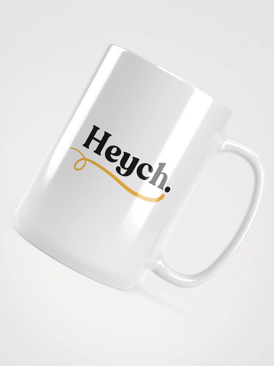 Heych Logo White Glossy Mug product image (4)