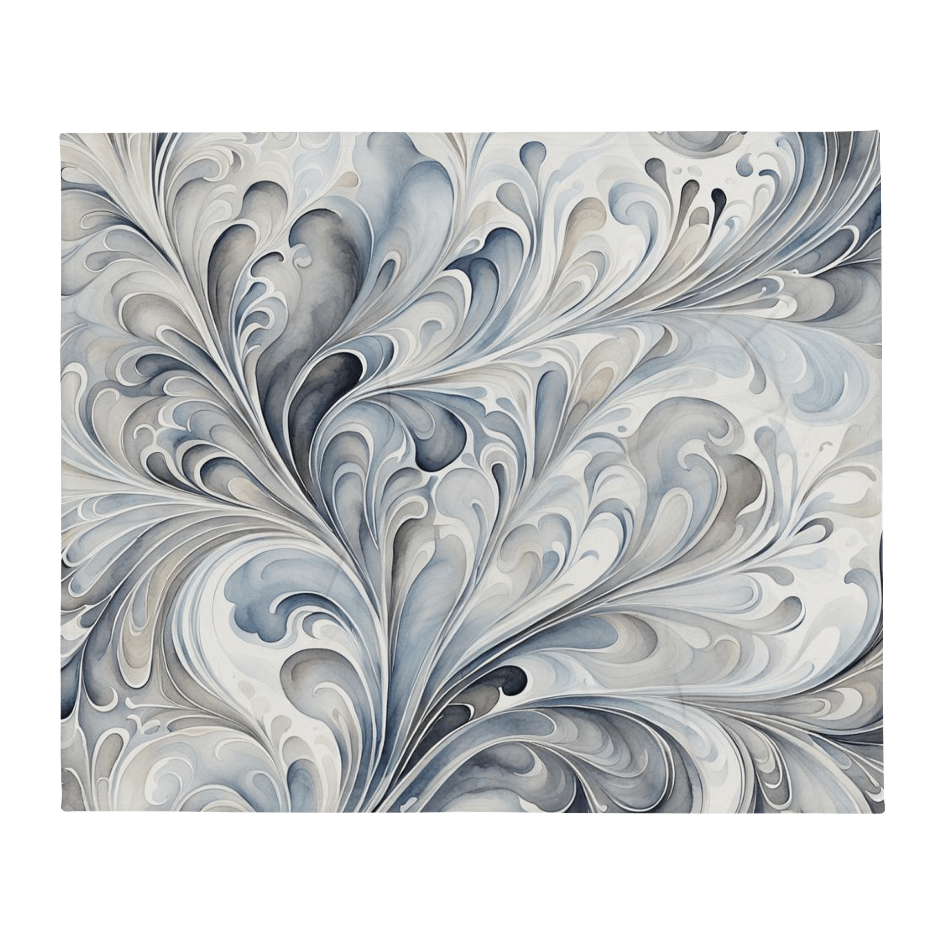 Gray Fractals Blanket product image (1)