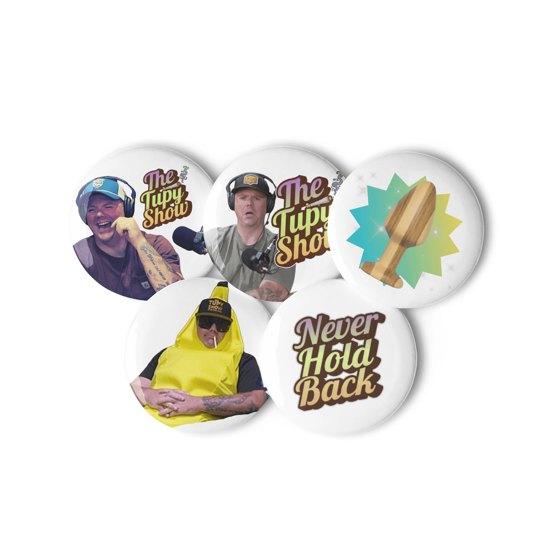The Tupy Show Motto Pin Set product image (3)