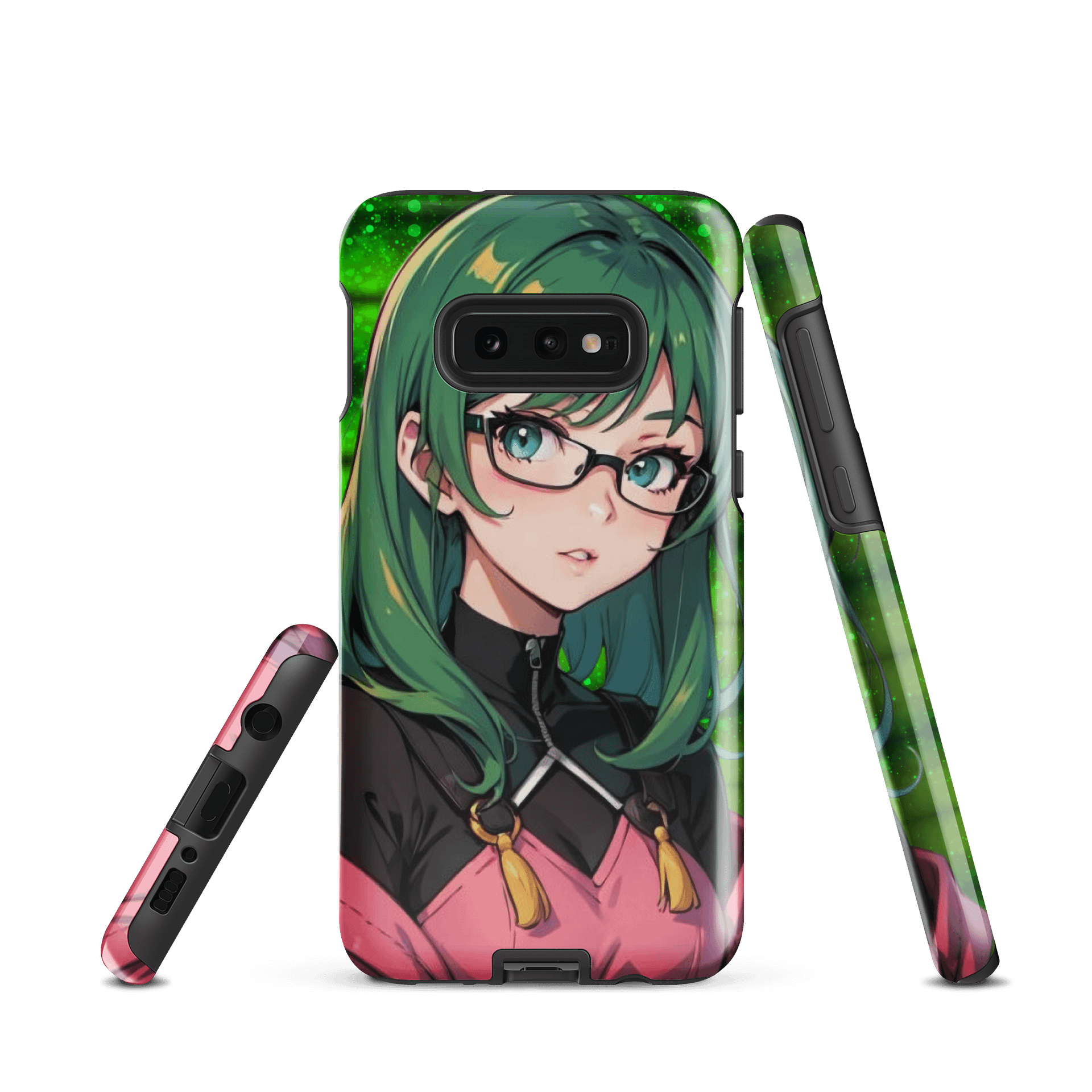 (Green WAIFU) K Case for Samsung product image (1)