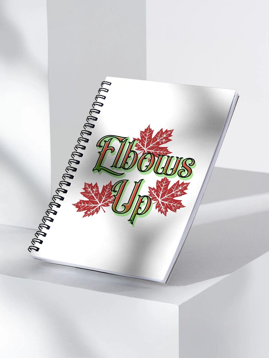 Elbows Up Maple Leaves Canada Notebook product image (3)