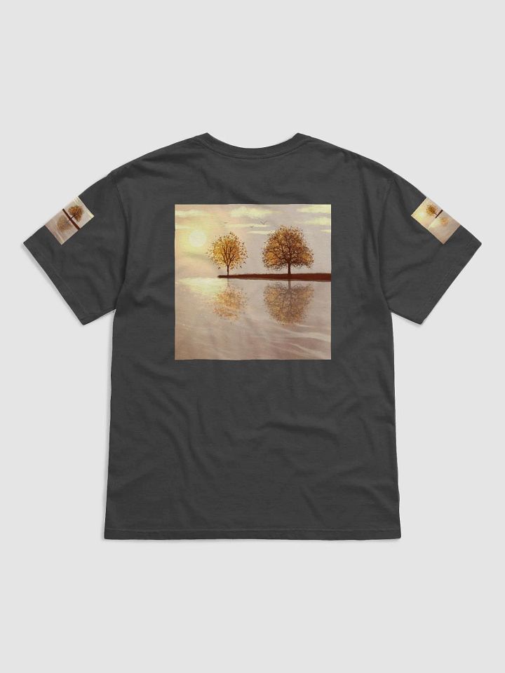 Men’s T-Shirt - Tree Diagram - Screen Printed Nature Themed Men’s/Unisex T-Shirt | Heather Gray product image (2)