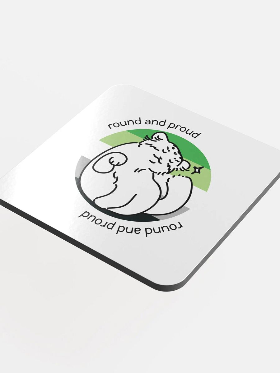 Round and Proud Aromantic Version - Coaster product image (4)
