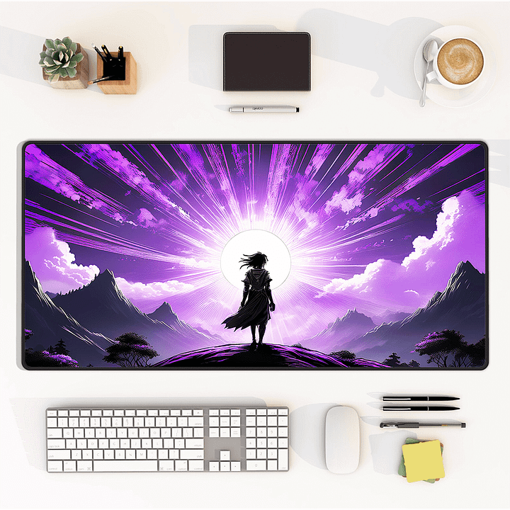 Amethyst Dawn Large Desk Mat (15.5 x 31.5) product image (1)