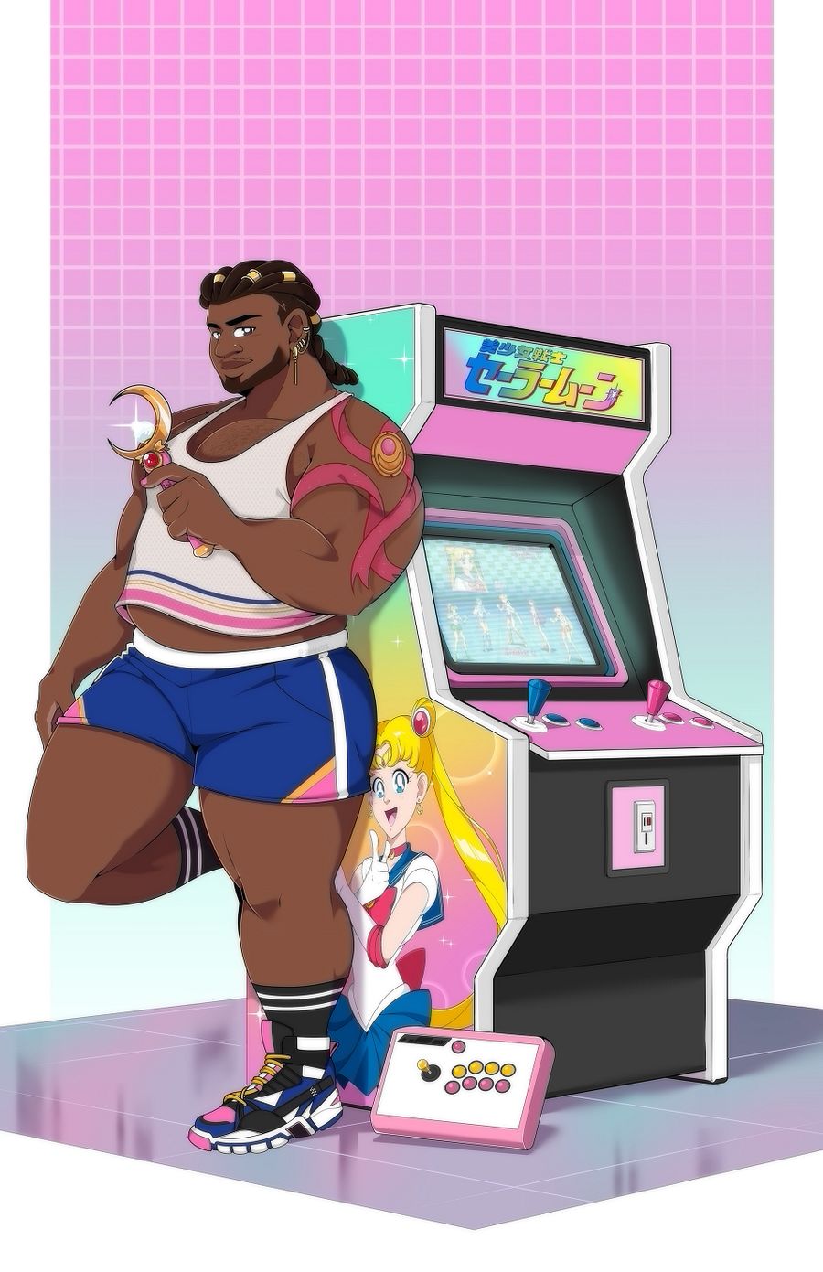 Arcade Boy Sailor Moon 11 x 17 product image (1)