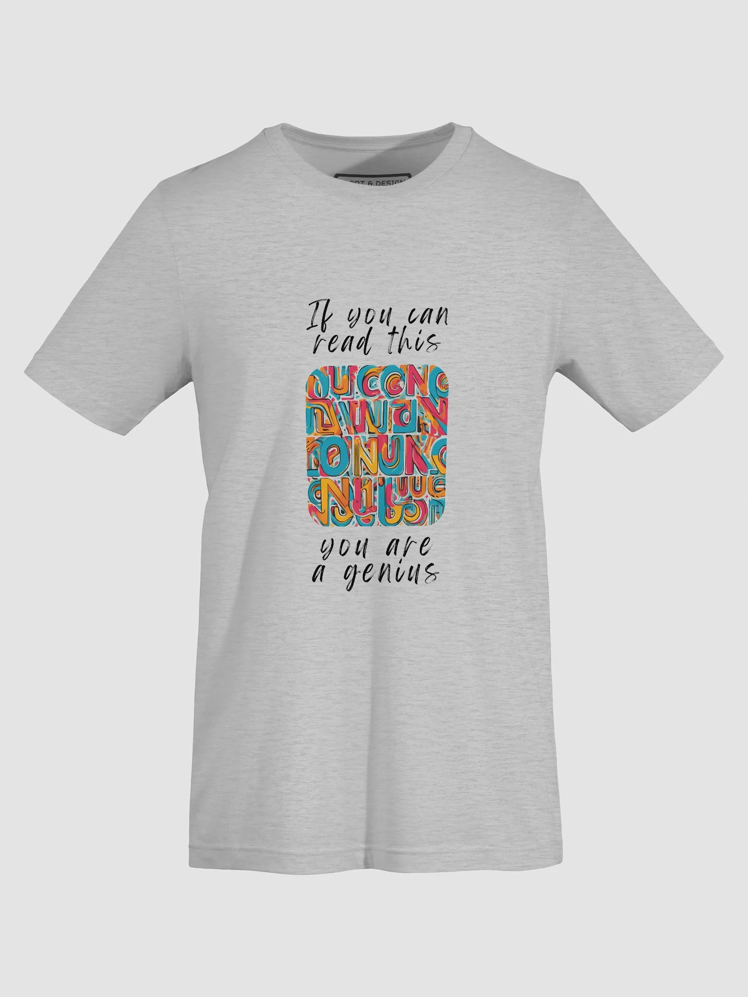 Vibrant Letter Abstract T-Shirt product image (7)