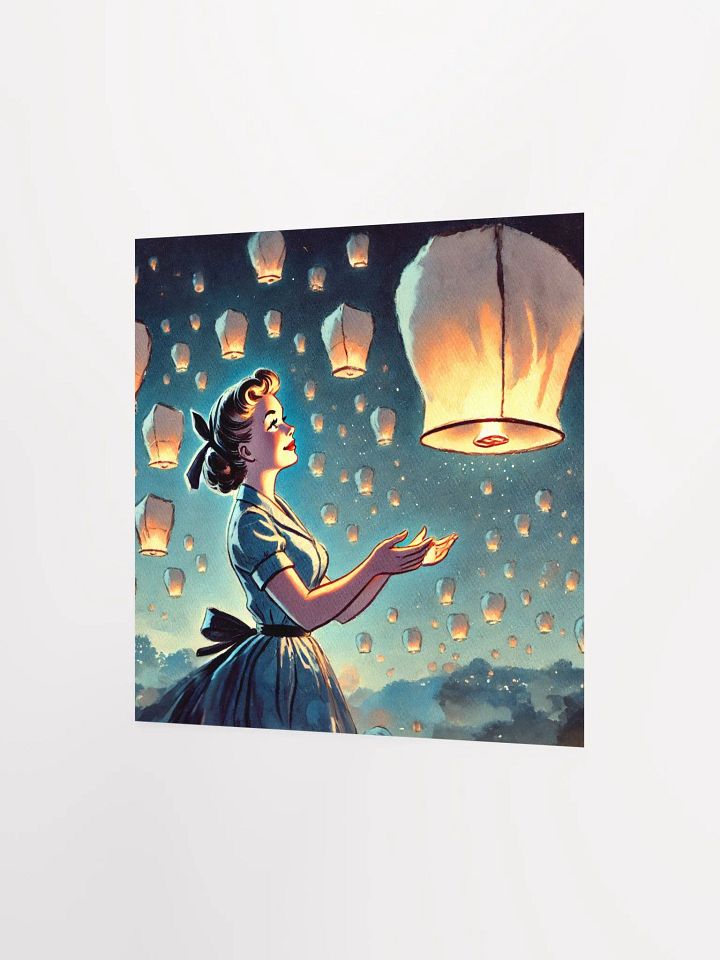 Starry Night Lanterns Vintage Style Prints and Posters product image (7)