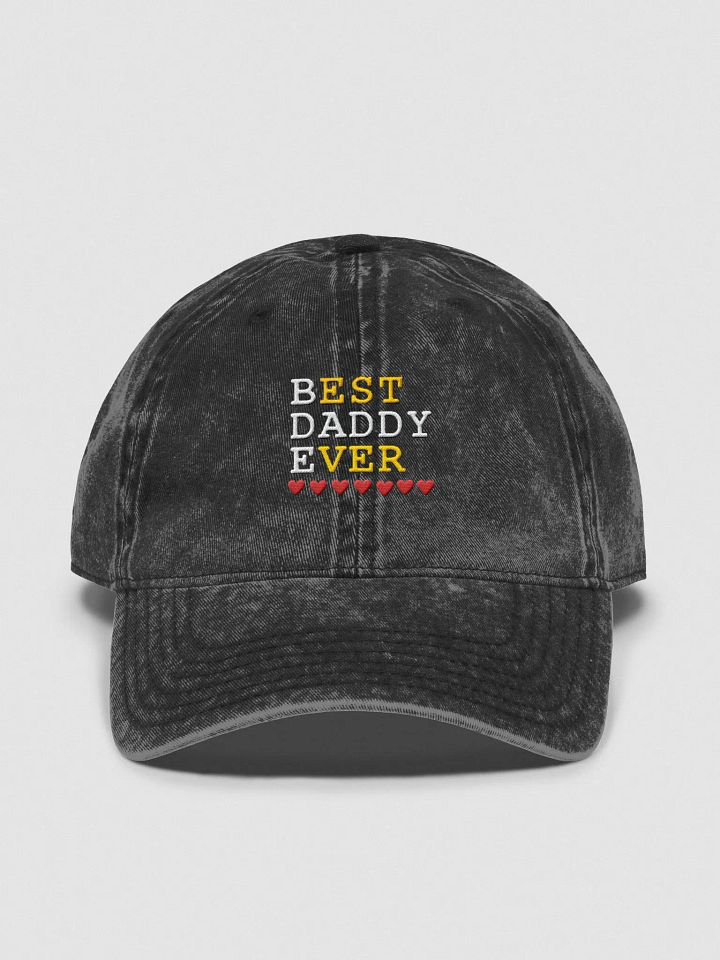 Best Daddy Ever Otto Vintage Wash Dad Hat product image (1)