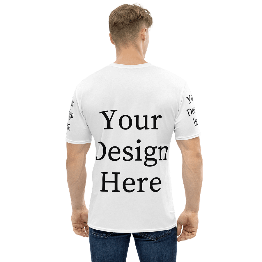 Personalized "All-Over Print Men's Crew Neck T-Shirt" - Contact Us to Design product image (3)