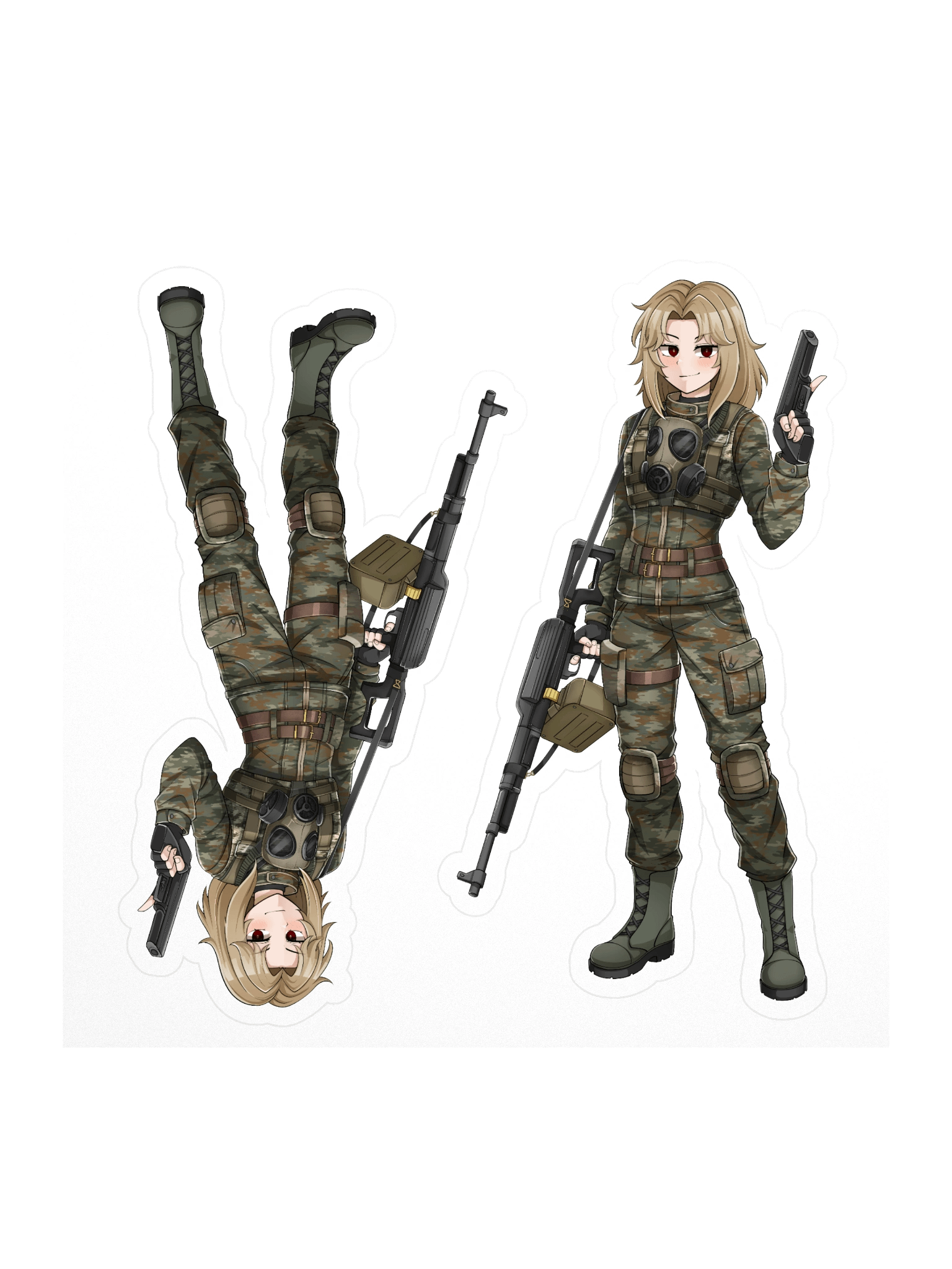 Waifu Operator Sticker Set product image (1)