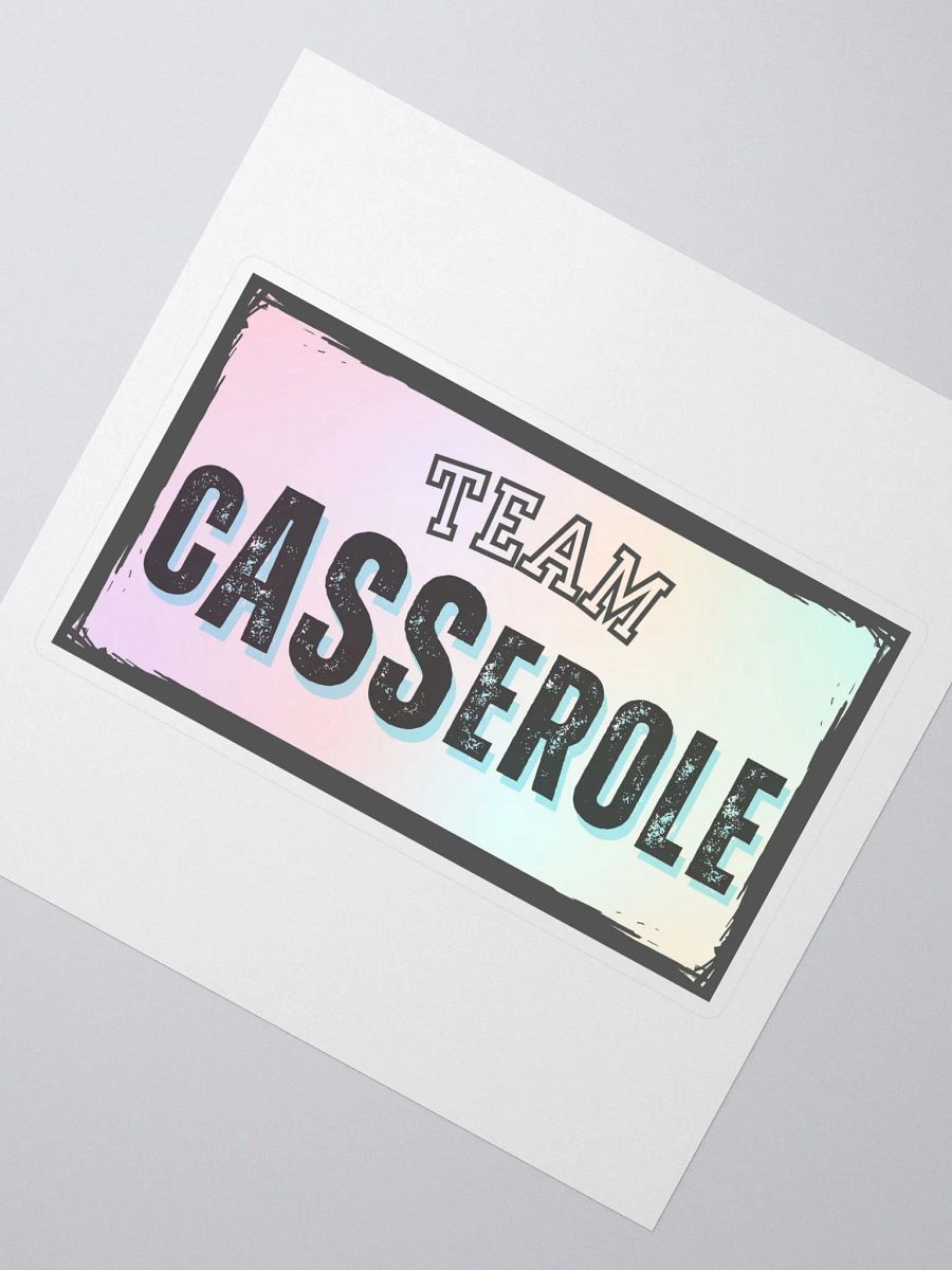 Casserole Vinyl Sticker product image (2)