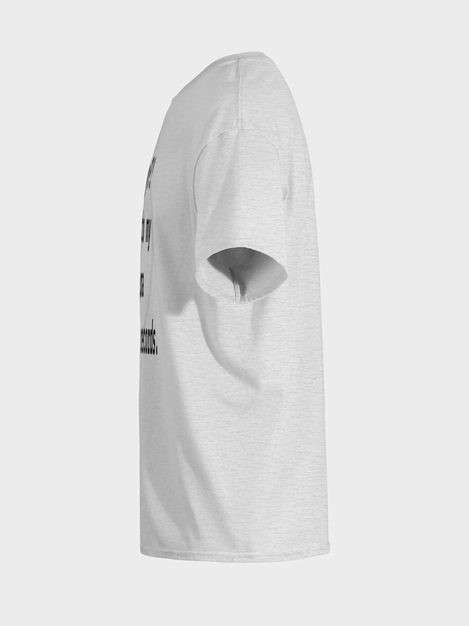 “TLD Trauma” Tech Quote Tee – White Edition product image (7)