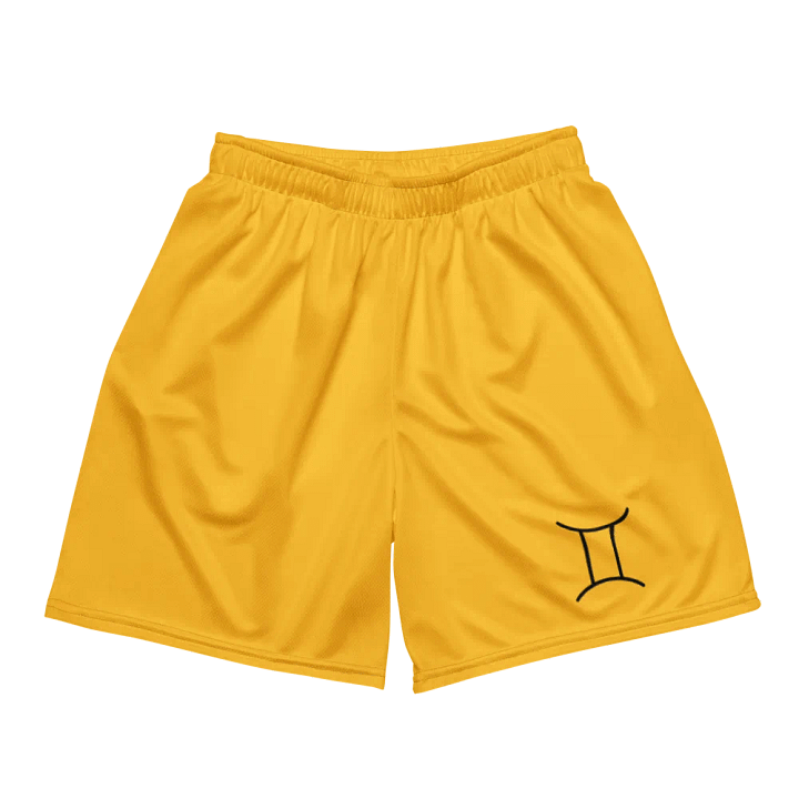 Gemini Symbol Unisex Mesh Shorts product image (2)