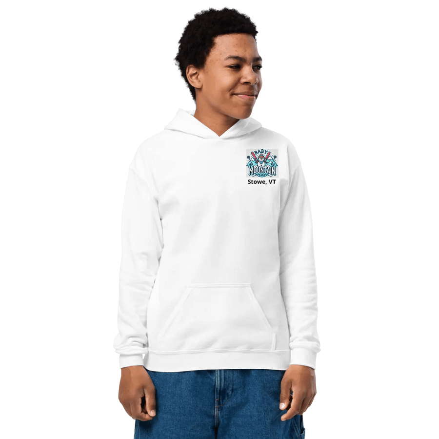 Snowman Slope Youth Hoodie - Stowe, VT product image (11)