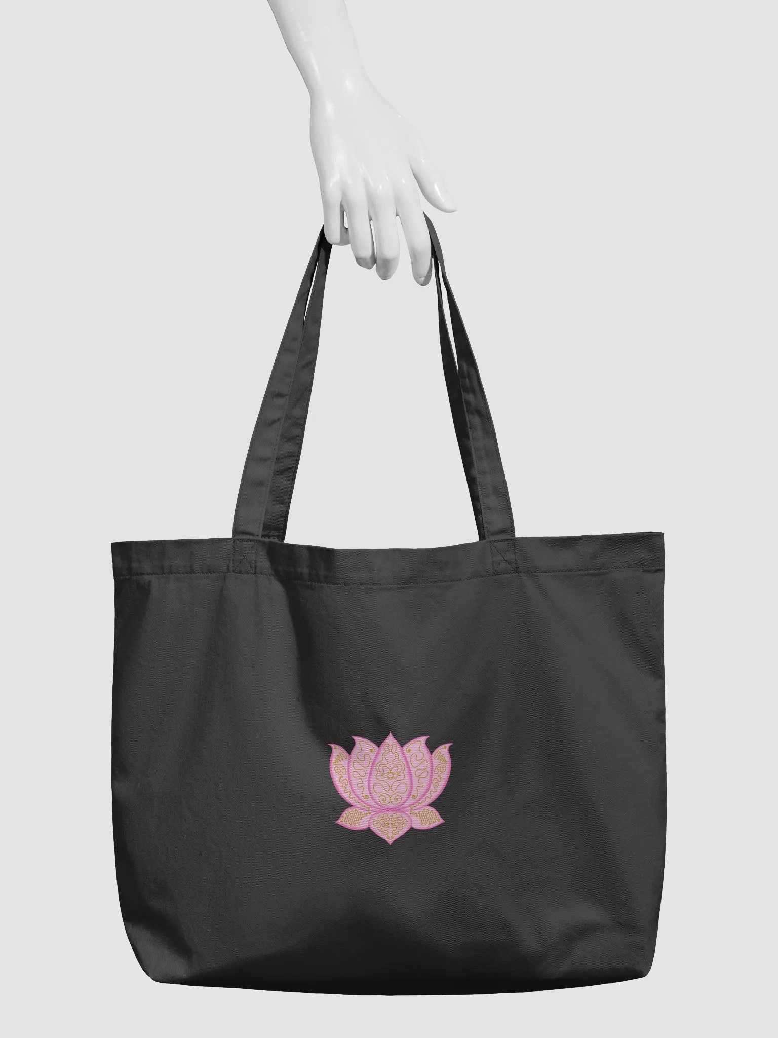 Golden Lotus Eye Organic Tote product image (3)