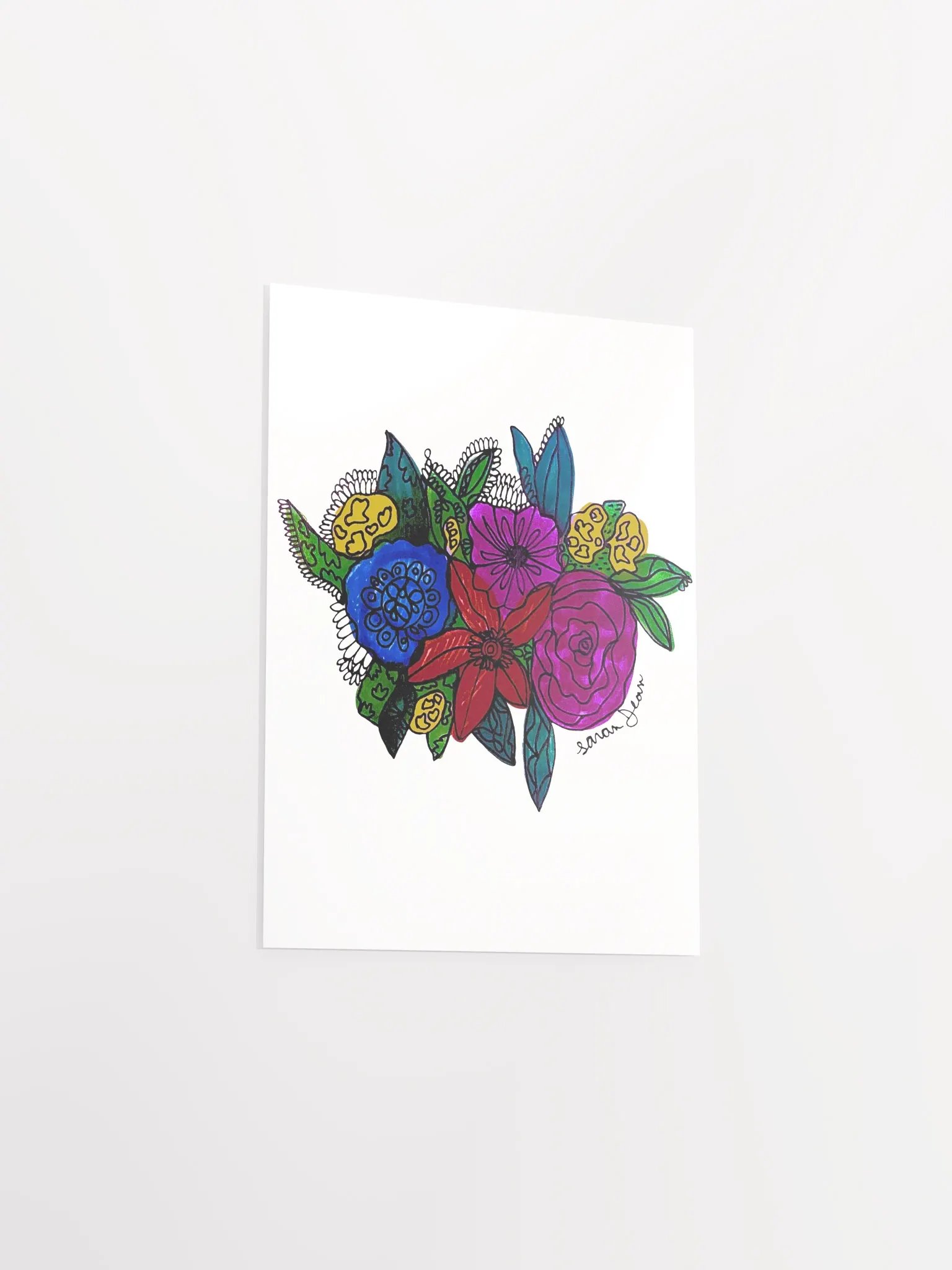 Okay Bouquet matte poster product image (3)