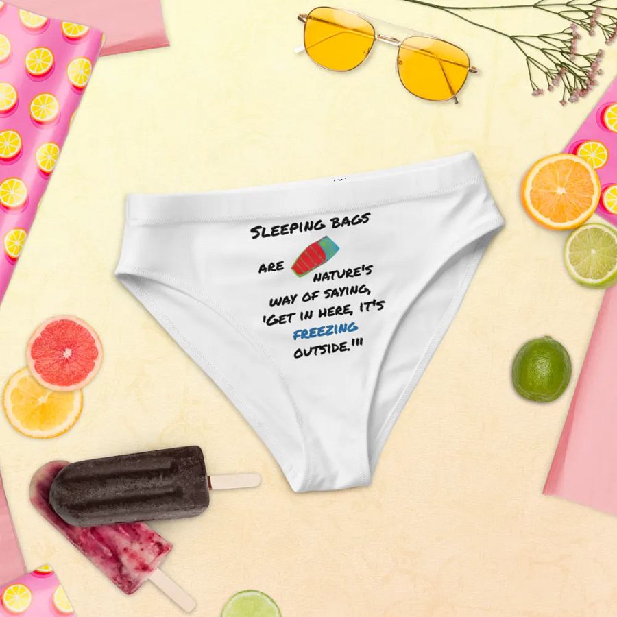 Arctic Dreams Recycled High-Waisted Bikini Bottom product image (10)