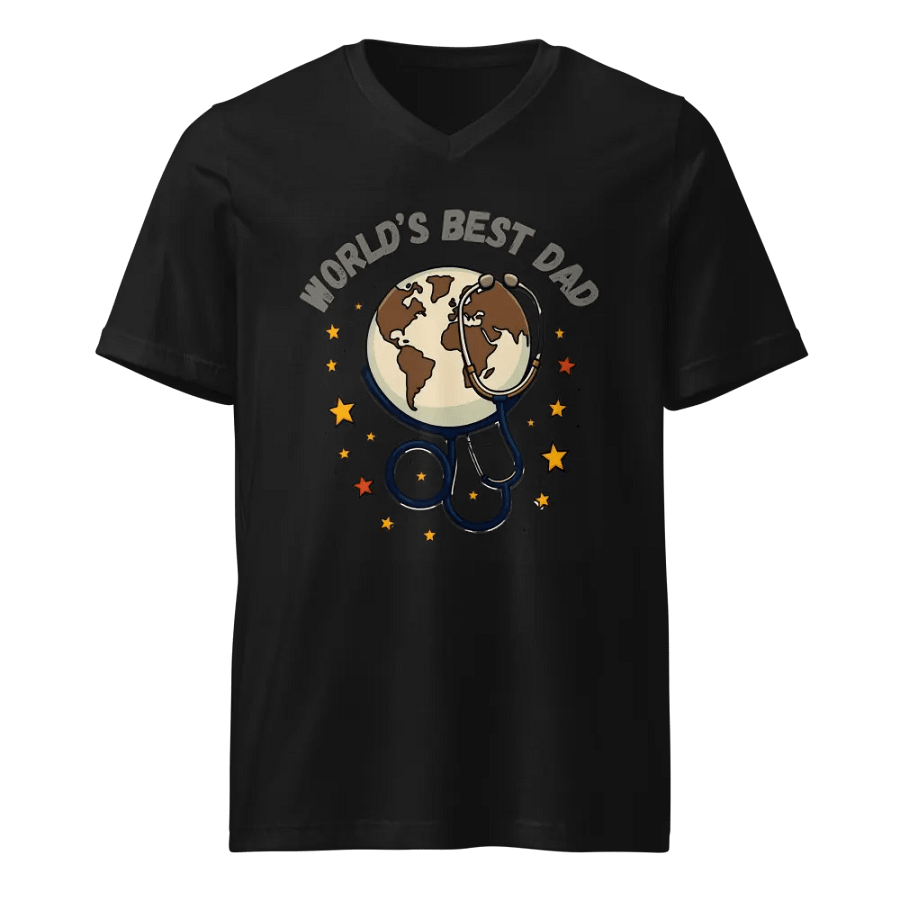 Globetrotting Dad V-Neck Tee product image (1)