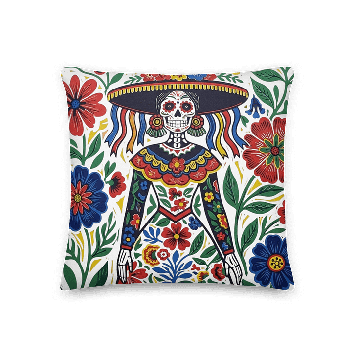 Fiesta de los Muertos Premium Pillow product image (3)