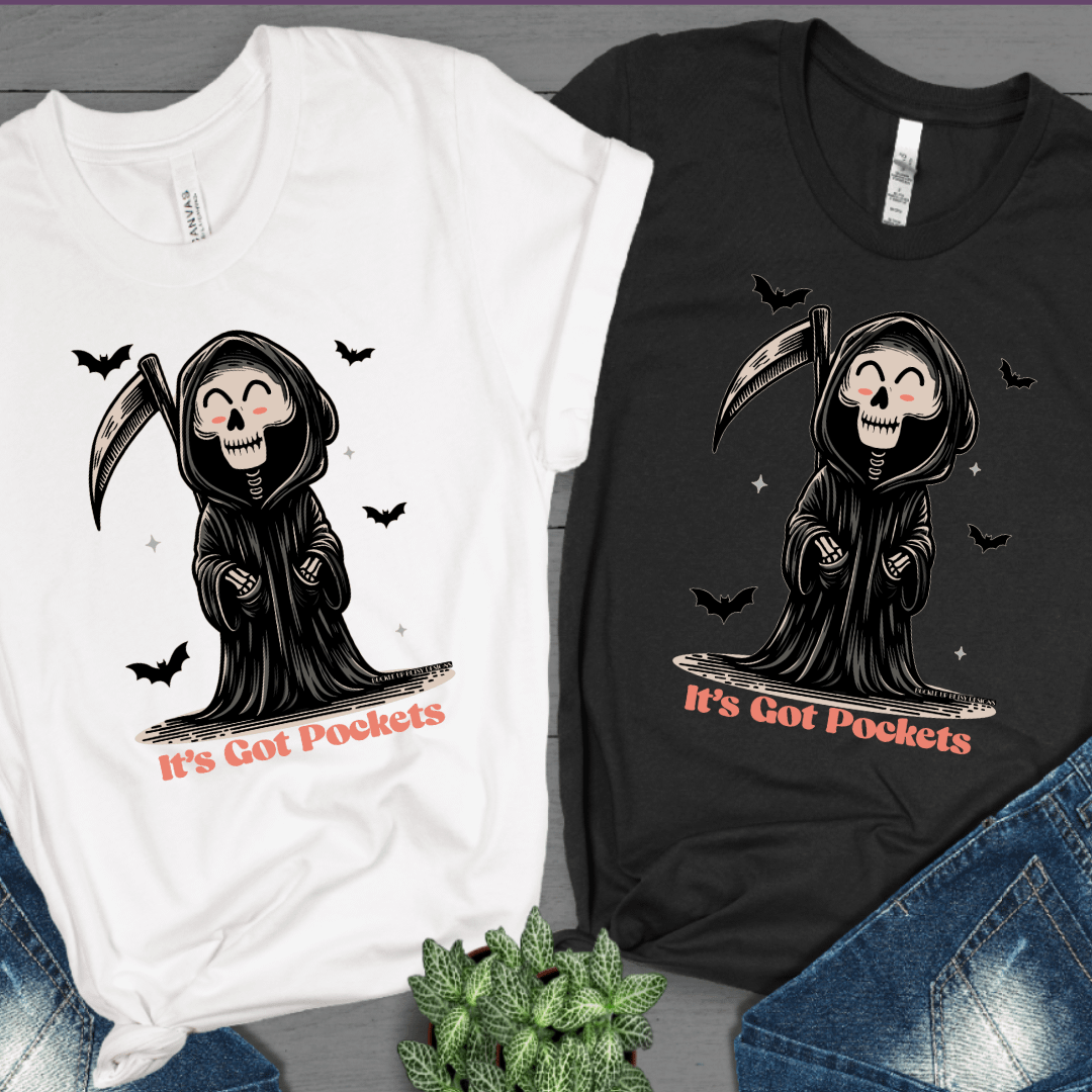 Its Got Pockets - Whimsical Grim Reaper product image (1)