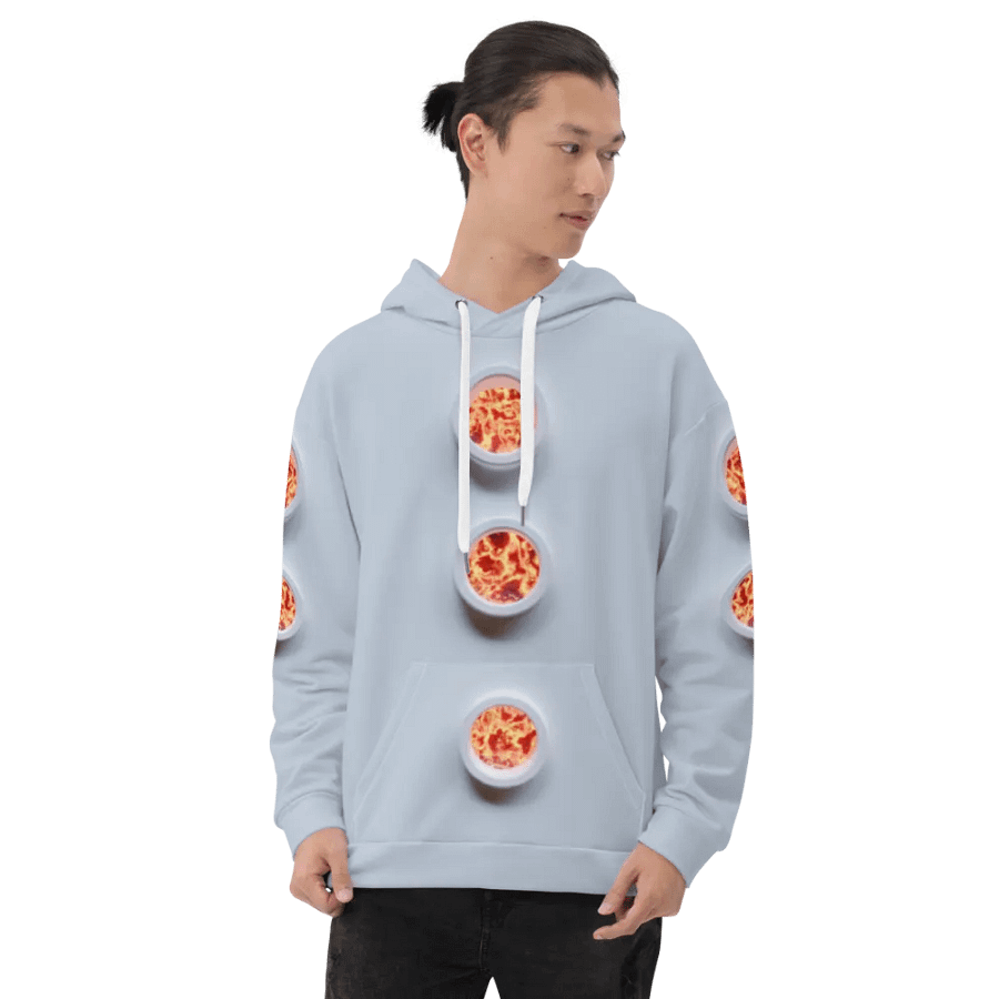 Energy of 3D Magma (unisex hoodie) product image (9)