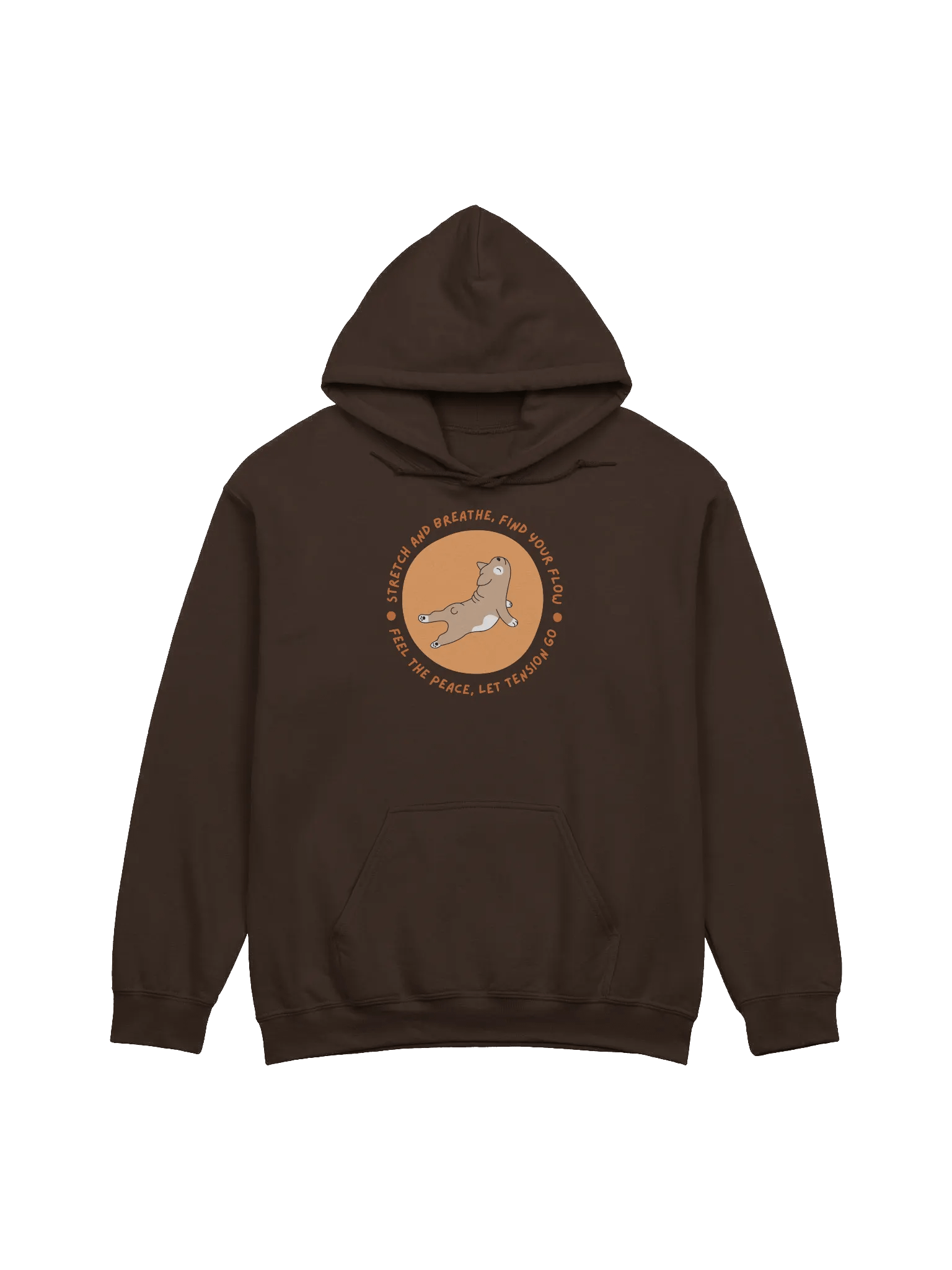 Zen Pug Hoodie: Yoga Pose Serenity product image (1)
