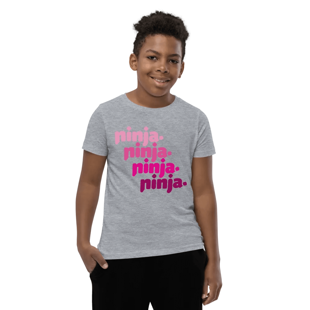 Quad Ninja Kids Tee: Pink product image (8)