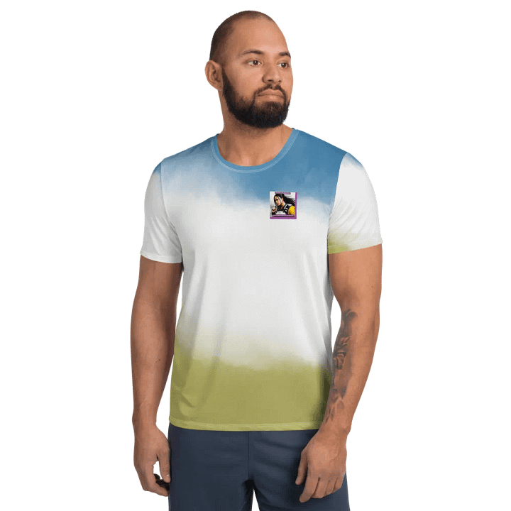 Comic Character Colorful Athletic T-Shirt product image (1)