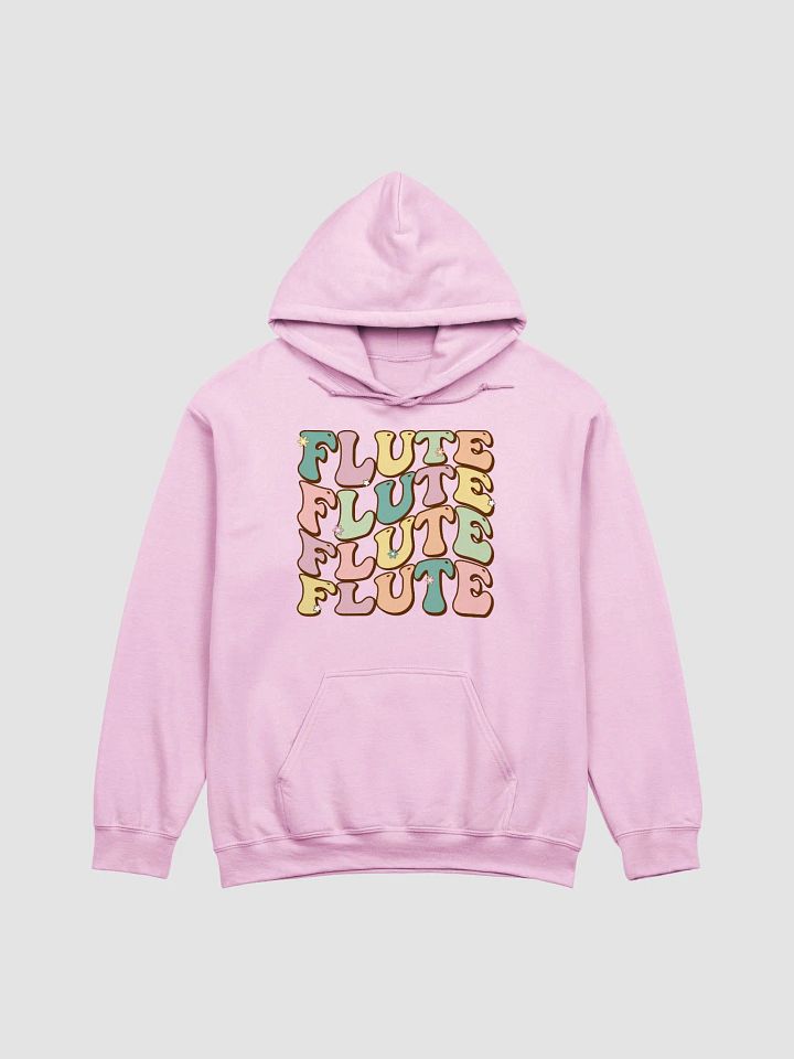 Groovy Wavy Flute Hoodie Pastel - Unisex product image (1)