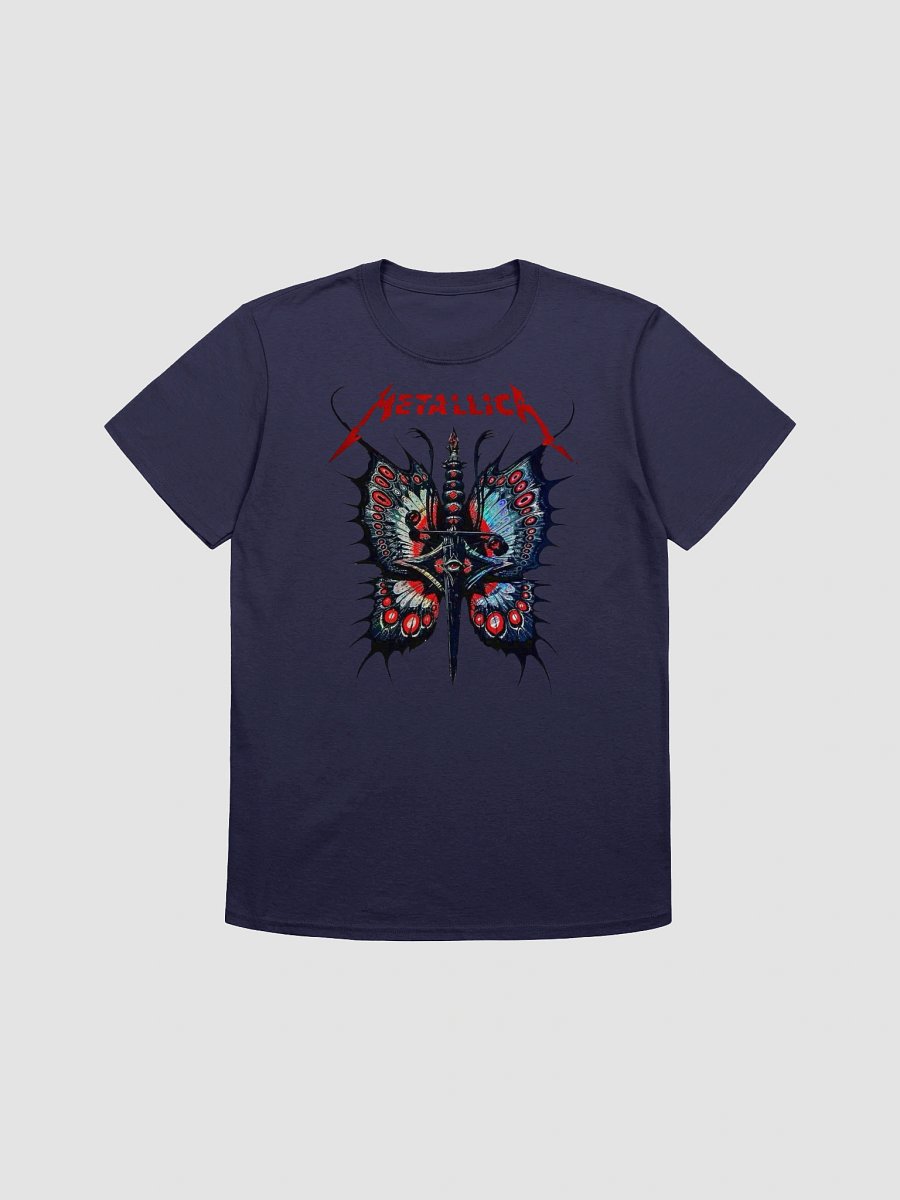 Metallica T-Shirt - Moth Into Flame Gothic Butterfly Dagger product image (1)