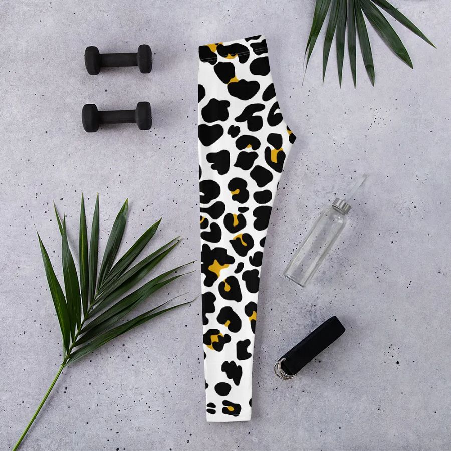 Leopard Overlay Print Leggings – Edgy, Stylish & Ultra-Comfortable product image (2)