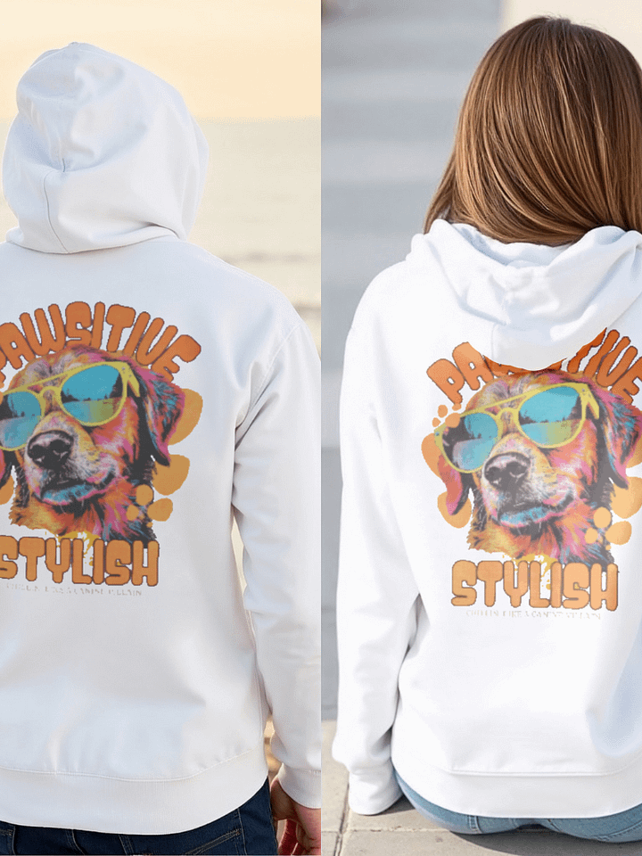 Pawsitive Stylish | Unisex Oversized Hoodie by Bella+Canvas product image (1)