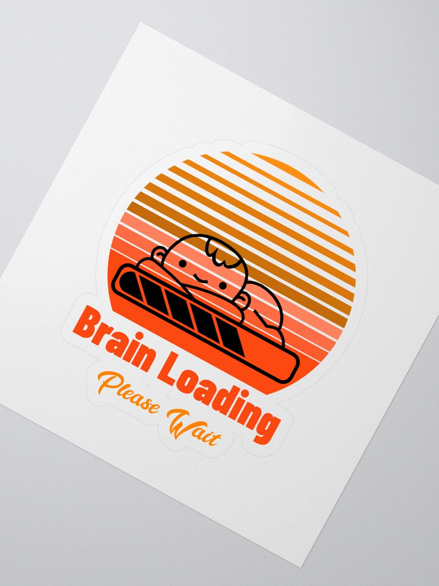 Brain Loading Kiss Cut Stickers product image (2)