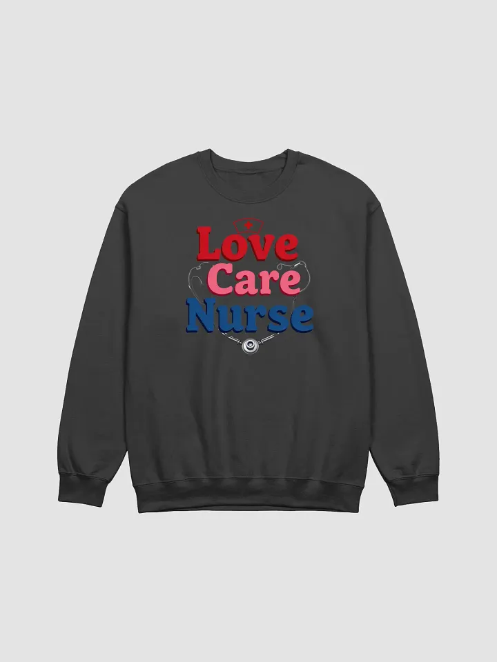 Stethoscope Love Care Nurse Crewneck product image (8)