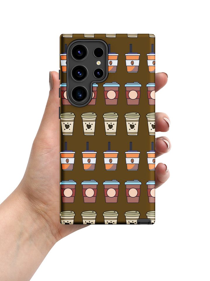 Coffee Aesthetic Samsung Case I Cute Tumbler I Coffee Lover Phone Cover I Wireless Charging Supported product image (2)