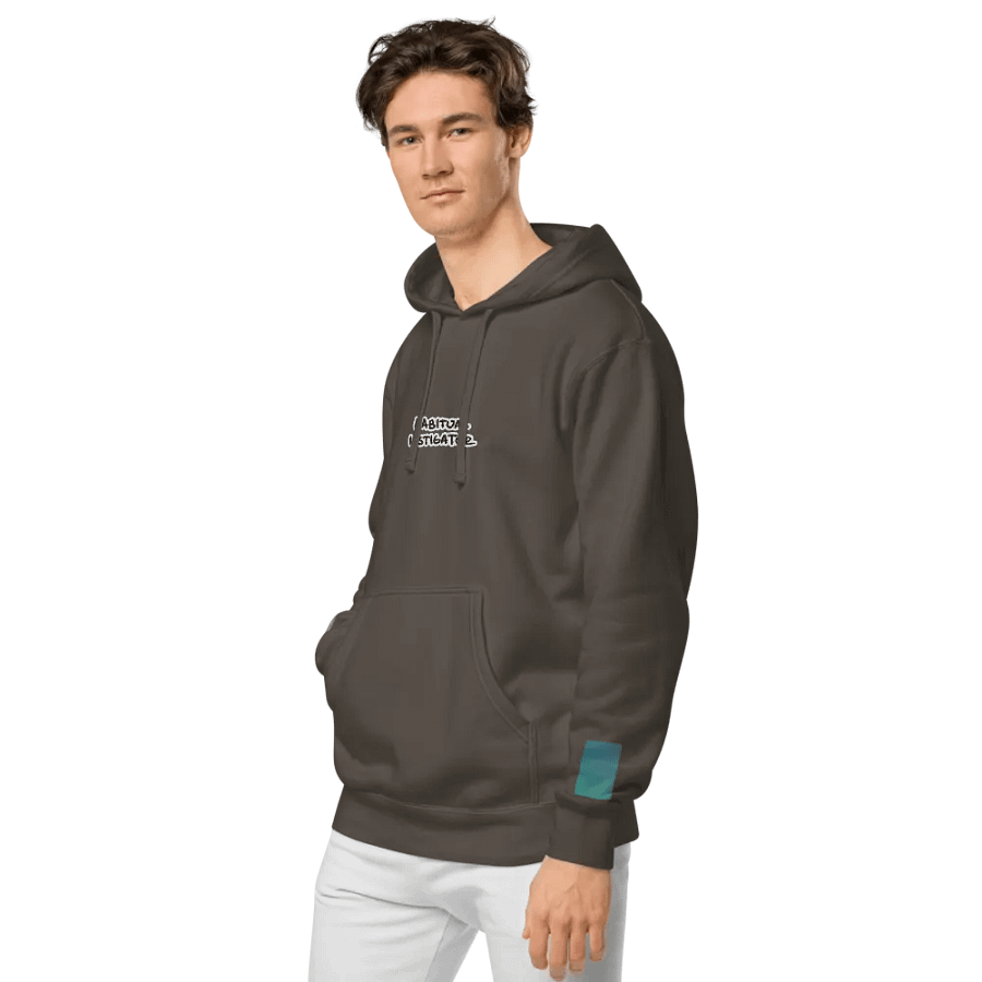 Habitual Instigator embroidered pigment hoodie (bubble design) product image (4)