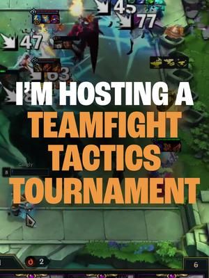 I'm hosting a TFT tournament and some of the BEST North American players are competing. The Tactician's Crown Qualifier is a 2 day tournament where the 1st place finisher wins a free trip up to $1000 to TC4, a New Jersey LAN event. The event will be streamed live on my Twitch. Link in bio, full info on Twitter! #tftmobile #teamfighttactitcs #tft #teamfighttacticsmobile #tfttournament #competitivetft