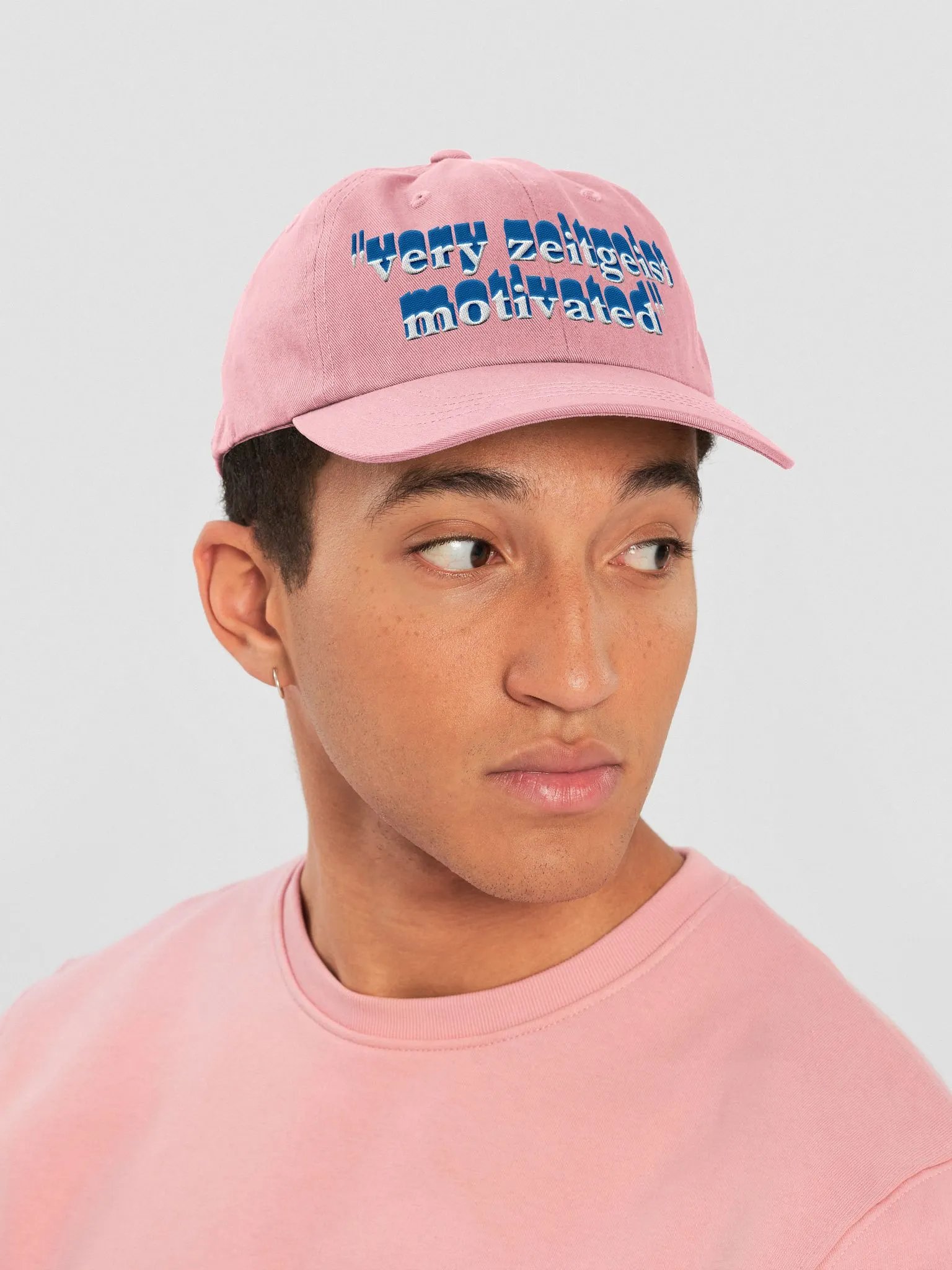 very zeitgeist motivaged hat - 100% cotton product image (6)