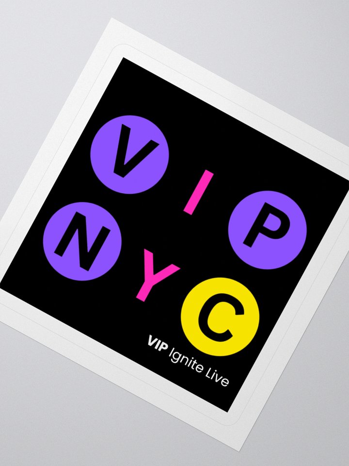 VIP Ignite NYC Sticker product image (4)
