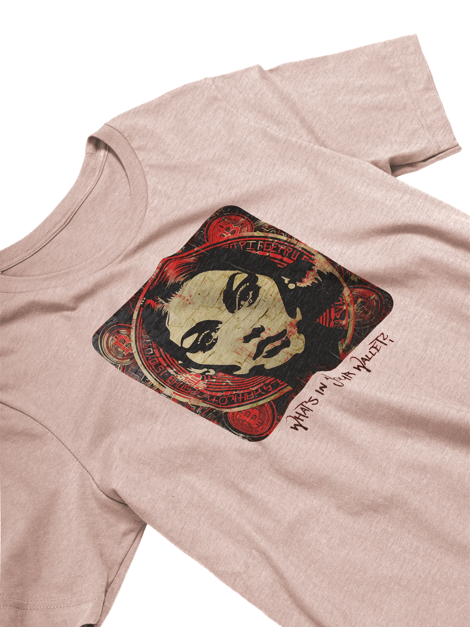 Bitcoin Street Art Portrait T-Shirt product image (4)