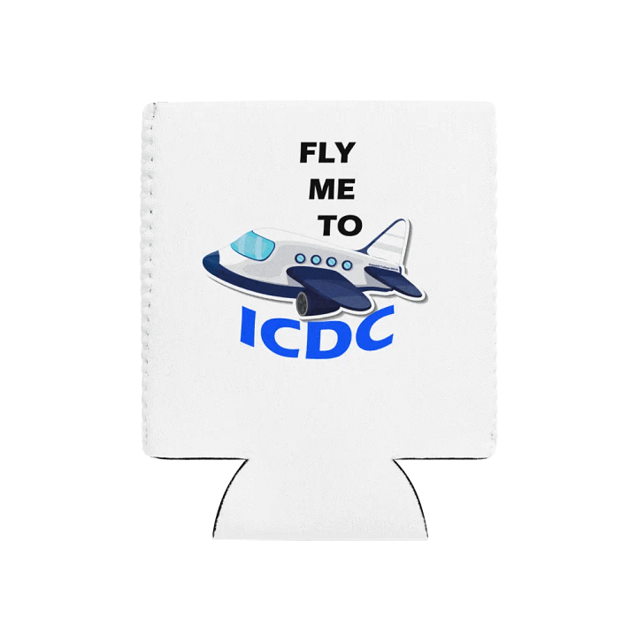 Fly me to ICDC Coozie product image (1)