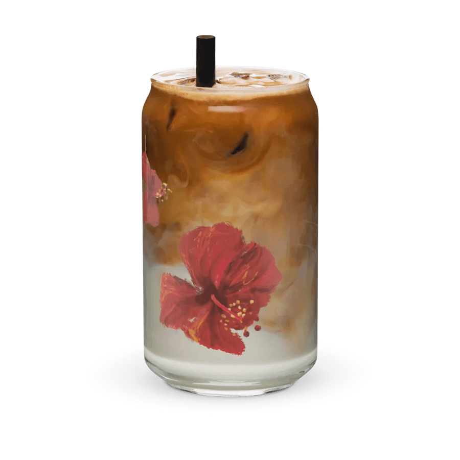 Can Shaped Glass con Flores product image (11)