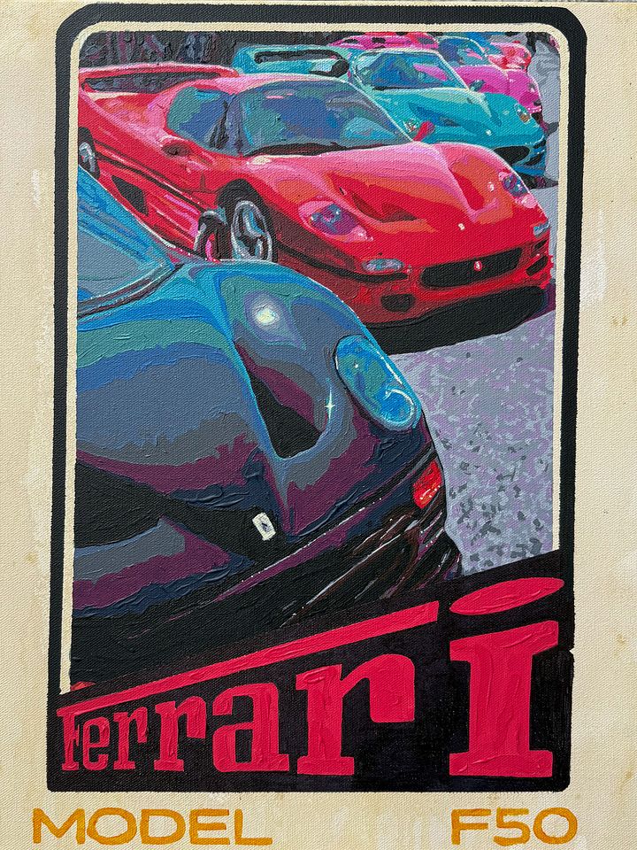 Ferrari F50 Canvas Print product image (1)