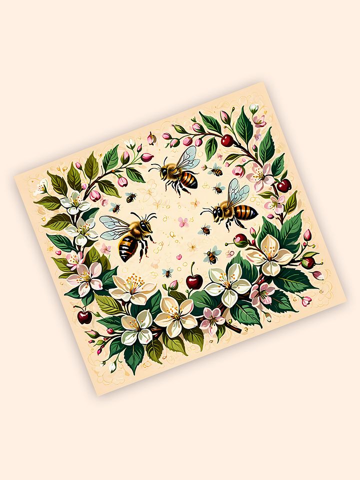 Bees & Blossoms Tumbler Wrap product image (2)