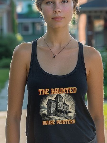 Haunted House Vintage Pulp Horror Tank Top product image (39)