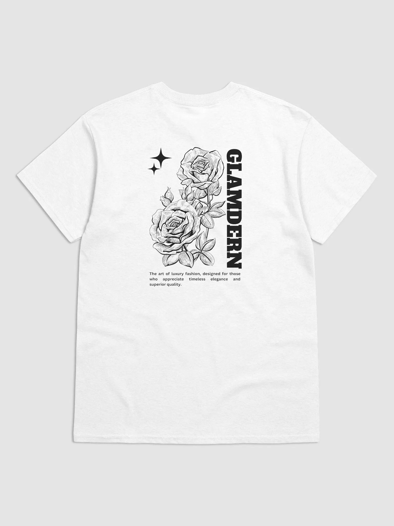 GLAMDERN Rose Graphic T-Shirt product image (2)