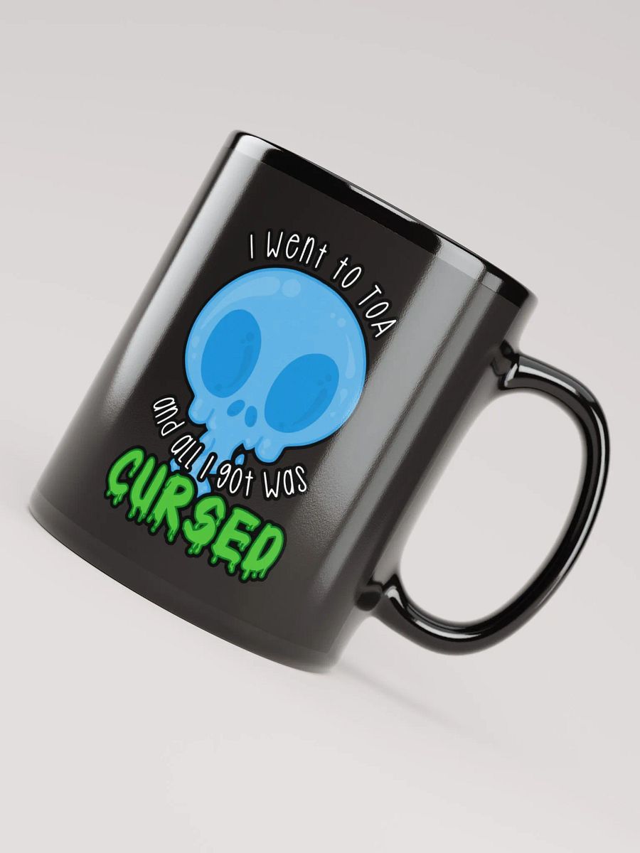 All I Got Was Cursed - Mage - Black Glossy Mug product image (4)