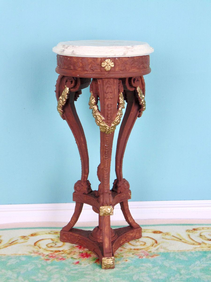 1:6 scale plant stand for 12” fashion dolls WALNUT product image (3)