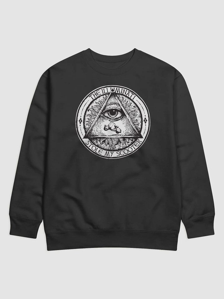 Illuminati Stole My Scooter Sweatshirt product image (1)