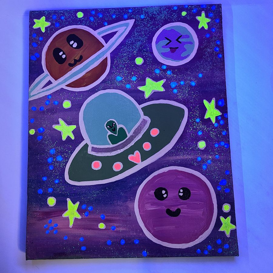 Interstellar K4w411 8x10 painting on canvas product image (5)